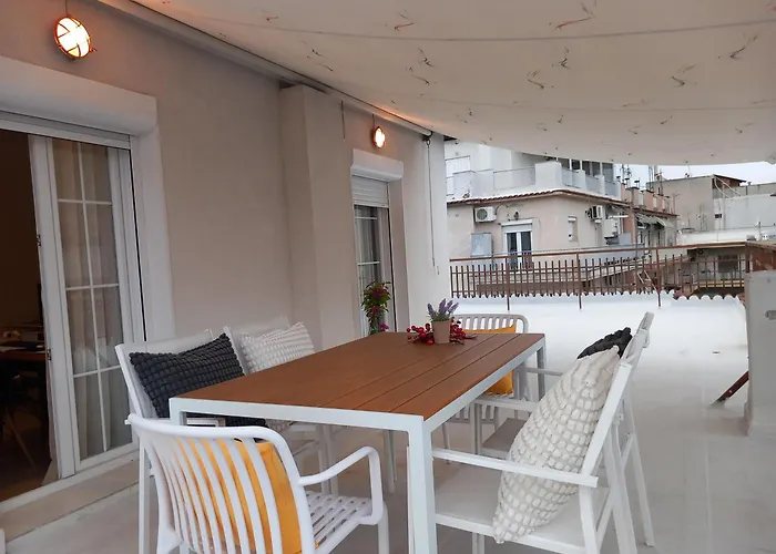 Topview - Center Penthouse - Spacious Balcony 아파트 테살로니키